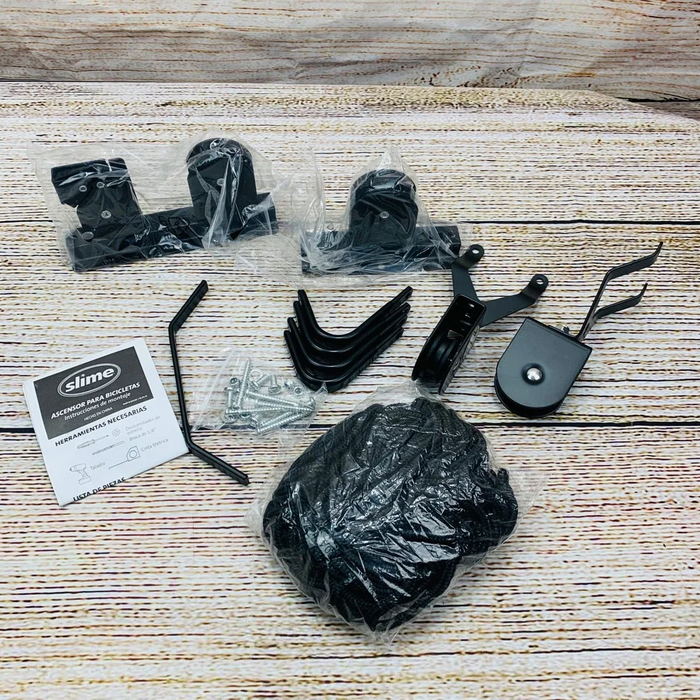 Slime Easy Bike Lift Bicycle Hoist Rack Ceiling Mount‎ Storage for 50 lbs Unused